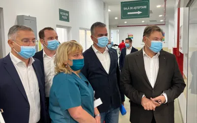 Prof. univ. dr. Alexandru Rafila, ministrul Sănătăţii, a vizitat vineri, 7 octombrie, Spitalul Clinic Judeţean de Urgenţă Braşov
