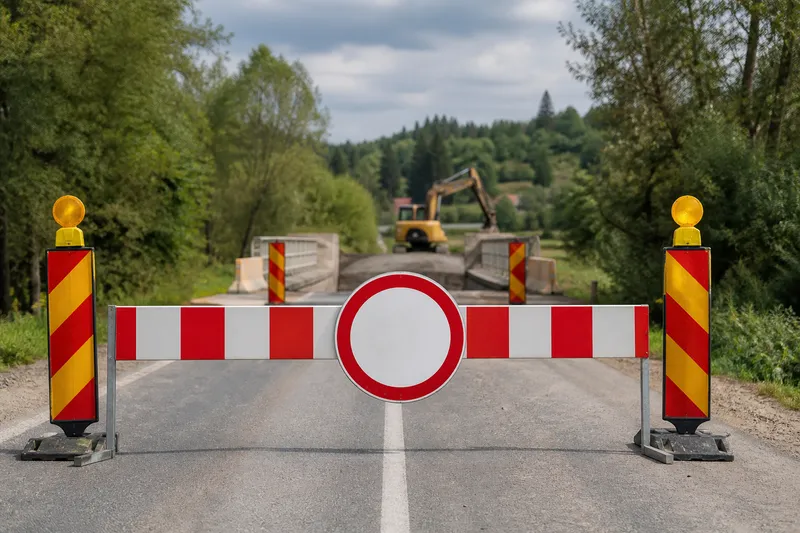Trafic închis pe DJ 103B la Budila pentru demolarea și refacerea podului începând cu 21 septembrie 2026
