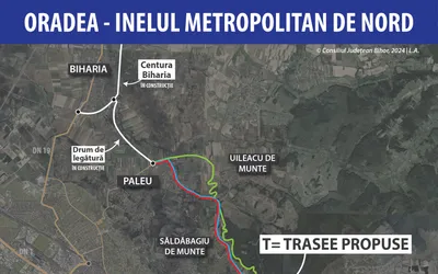 3 trasee propuse pentru inelul metropolitan de nord