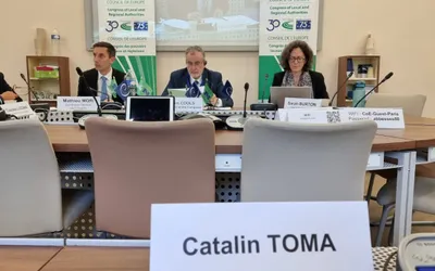 Președintele Cătălin Toma are o intervenție azi la reuniunea Congresului Puterilor  Locale și Regionale din Europa, la Paris