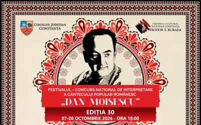 Festivalul-Concurs Național „Dan Moisescu” — ediția a XXX-a, 7–8 octombrie 2026, Constanța