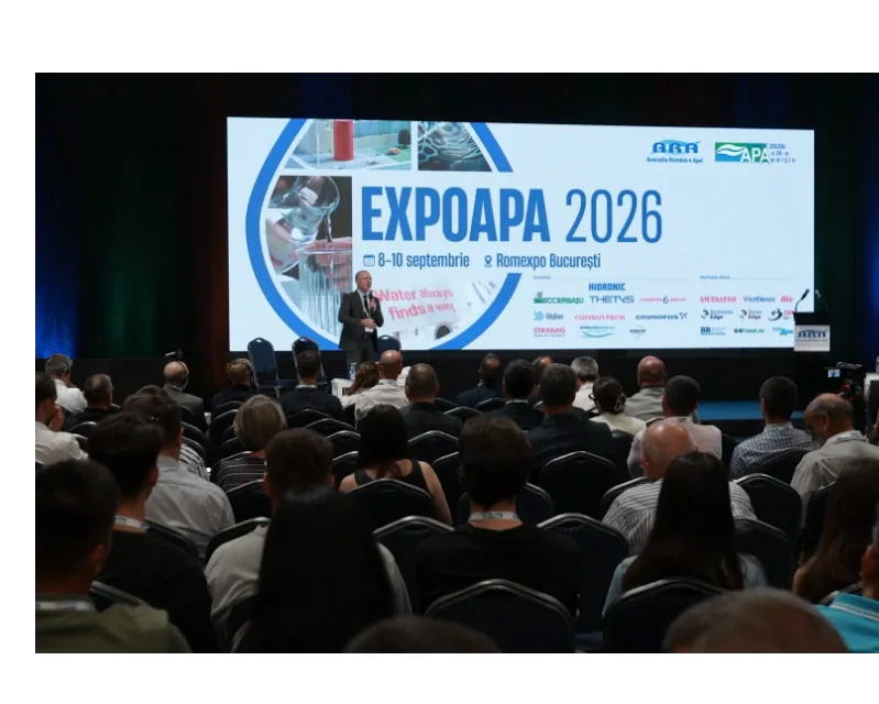 ExpoApa 2026: România trebuie să treacă de la proiecte finanțate la investiții finalizate. Industria apei cere un nou model de funcționare începând cu 2027