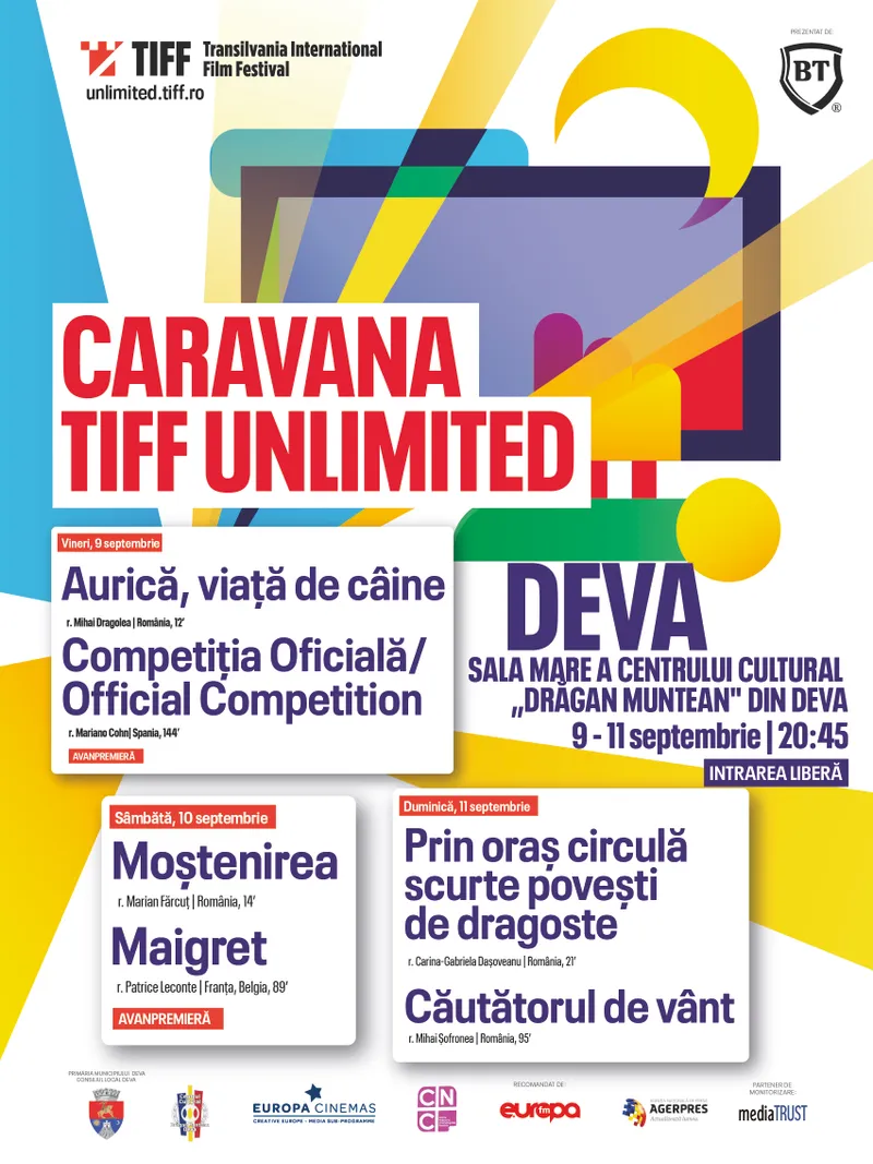 Trei seri de film în atmosfera autentică, la Caravana Filmelor TIFF Unlimited