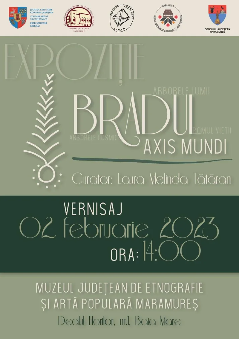 Expoziție la Muzeul Județean de Etnografie și Artă Populară Maramureș:  ”Bradul – Axis mundi”