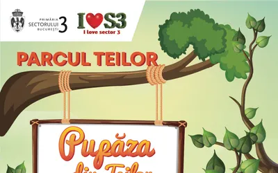 Joaca de-a poveștile pentru copii, în Parcul Teilor