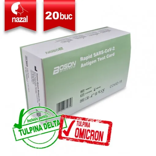 Set 20 Teste Rapide COVID Antigen Self-Test Nazofaringian