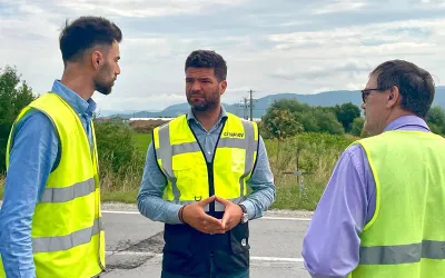 Încep lucrările de reabilitare la podul peste pârâul Vulcănița (DJ 112A, km 28+200)