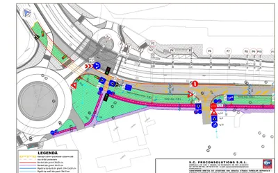 Bretea de legătură, în zona pasajului Piața Cetate