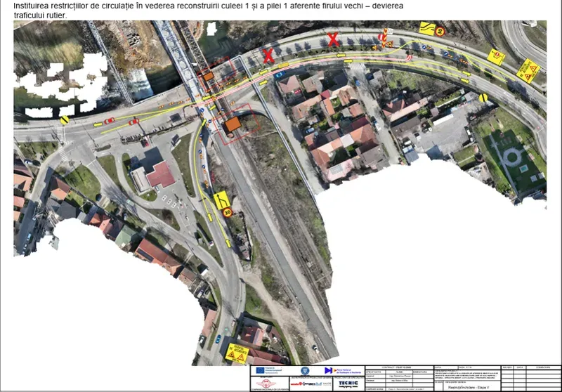 Restricții de circulație pe strada Dragoș Vodă pentru lucrări la pasajul feroviar (25 septembrie–25 noiembrie 2026)
