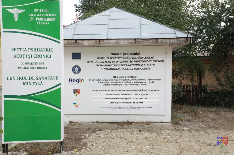 Încep lucrările de reabilitare la Secţia de Psihiatrie a Spitalului Județean din Focșani