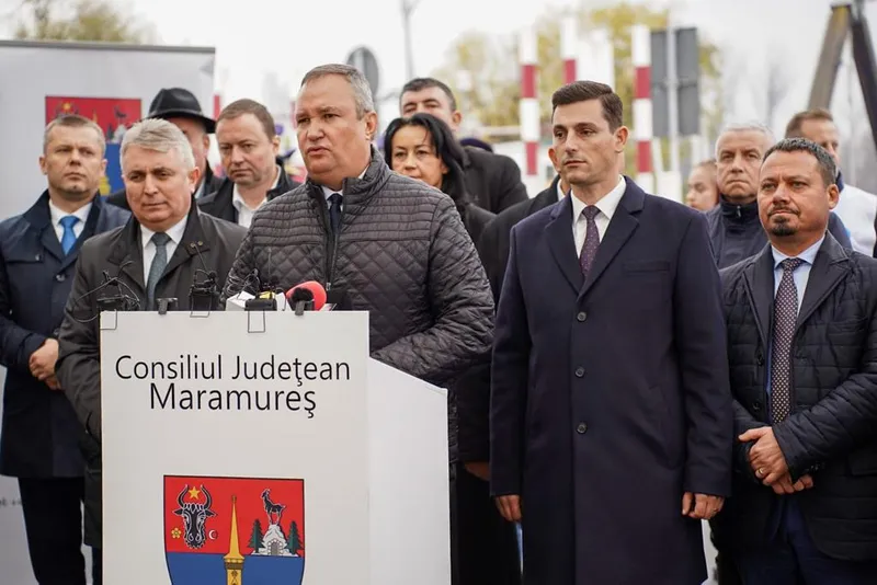 Premierul Nicolae Ciucă: Vom asigura finanțarea Podului peste Tisa pentru finalizarea acestui obiectiv de investiții în vara lui 2024