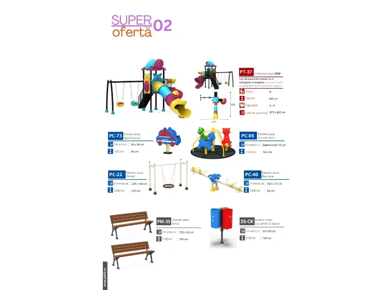 SUPER Oferta 02 Echipamente loc de joaca