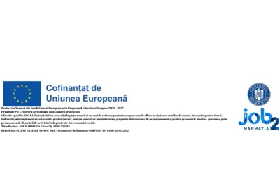 Cursuri de formare profesională derulate în luna august în cadrul proiectului „JOB MARMAȚIA 2”– Cod MySMIS 336314