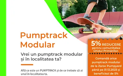 Vrei un pumptrack modular și în localitatea ta?