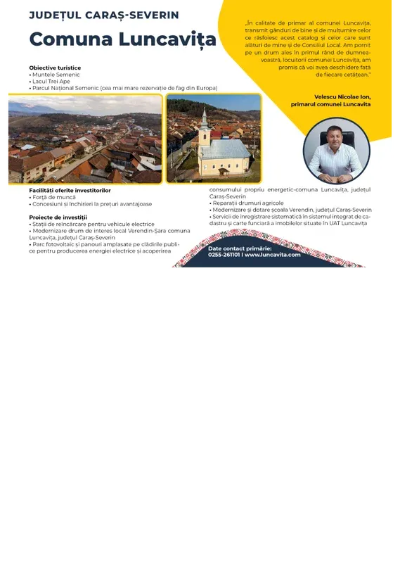 PRIMĂRIA LUNCAVIŢA