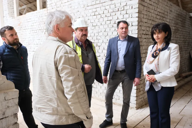 Lucrări de consolidare la structura clădirii Muzeului