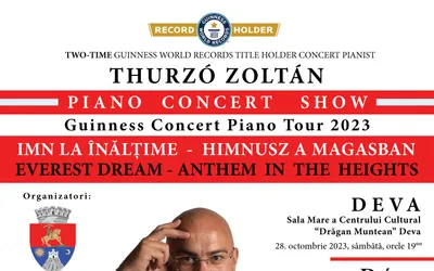 Concert la pian „Everest Dream” la Deva!