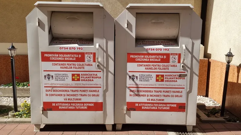 A început amplasarea containerelor pentru colectarea separată a  deșeurilor textile