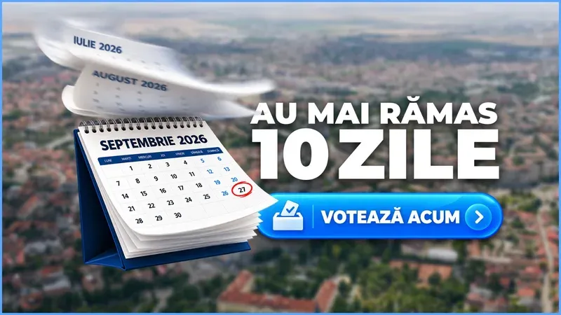 Au rămas 10 zile de vot în Bugetarea Participativă Oradea 2026: 39 proiecte, 1,5 milioane lei, 2.275 voturi înregistrate