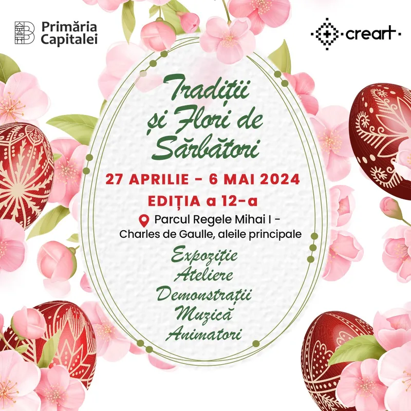 Pregătiri pentru cea de-a 12-a ediţie a evenimentului „Tradiții și Flori de Sărbători”
