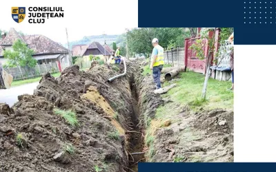 Investiția de modernizare a rețelei de apă din localitatea Bonțida, aproape de finalizare