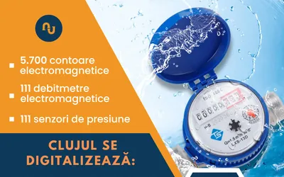 Digitalizarea continuă în județul Cluj cu un nou proiect dedicat contorizării inteligente a apei