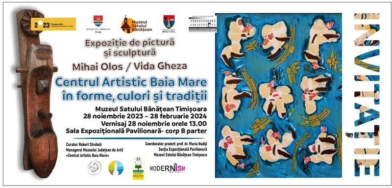 EXPOZIȚIE DE SCULPTURĂ ȘI PICTURĂ ”CENTRUL ARTISTIC BAIA  MARE ÎN FORME, CULORI ȘI TRADIȚII”