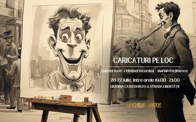 Casa Darvas la Roche și str. Libertății: Caricaturi pe loc