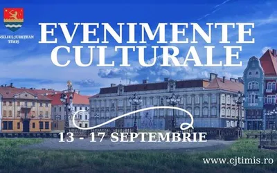 Calendarul săptămânal al evenimentelor culturale în organizarea instituțiilor CJ Timiș