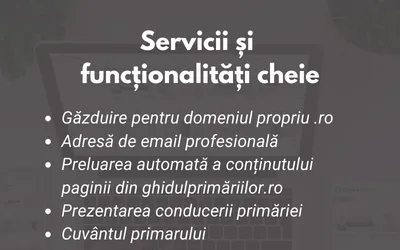 Cel mai scurt drum de la idee la un site dedicat primăriei