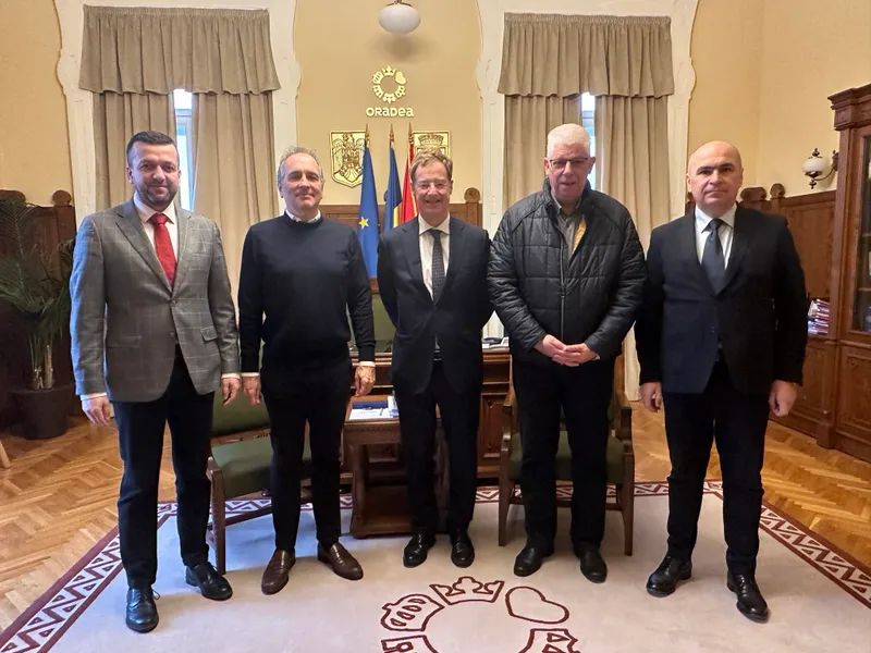 Ambasadorul Regatului Belgiei în România, vizită la Primăria  Oradea