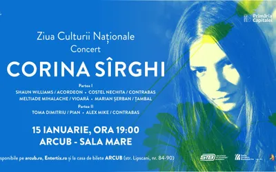 CONCERT CORINA SÎRGHI ȘI PROGRAM EXTINS PENTRU VIZITAREA EXPOZIȚIEI „UNIVERSUL LUI SALVADOR DALÍ”, DE ZIUA CULTURII NAȚIONALE, LA ARCUB