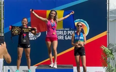 O tânără din Motru, a urcat de cinci ori pe podium la Jocurile Mondiale ale Polițiștilor și Pompierilor