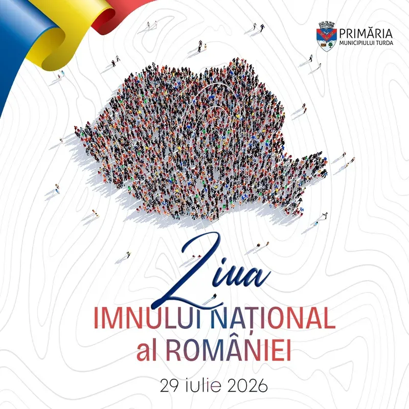 Program ceremonie militar-religioasă și restricții de circulație pentru Ziua Imnului Național — 29 iulie 2026, Turda