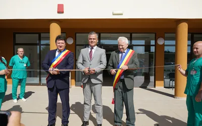 Iustin Cionca: „Am inaugurat astăzi Spitalul de Psihiatrie de la Căpâlnaș în prezența ministrului Dezvoltării”