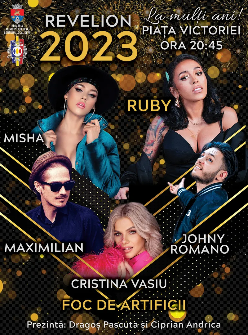 REVELION ÎN AER LIBER. Deva trece în 2023 cu Ruby!