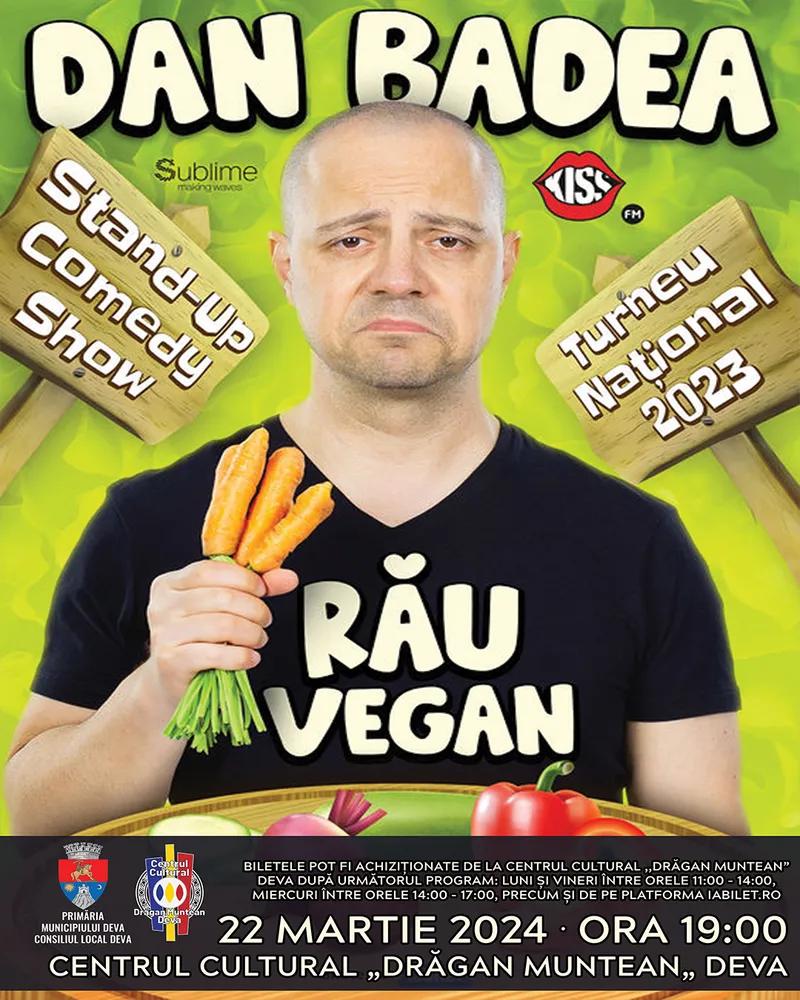 Dan Badea revine la Deva cu un show incendiar de Stand-up comedy!