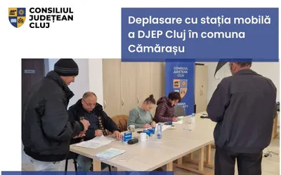 Direcția Județeană de Evidență a Persoanelor Cluj dă startul deplasărilor cu stația mobilă, în anul 2024