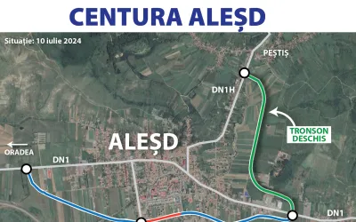 Centura Aleșd | Stadiul lucrărilor: 90%