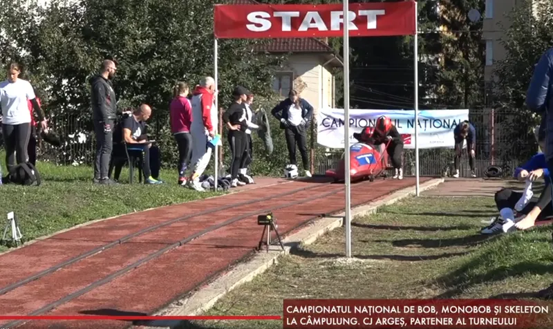 Zilele trecute, municipiul Câmpulung a găzduit Campionatul Național de Bob, Monobob și Skeleton