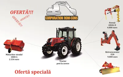 Oferta atasamente tractor
