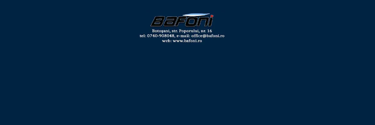 BAFONI TÂMPLĂRIE SRL