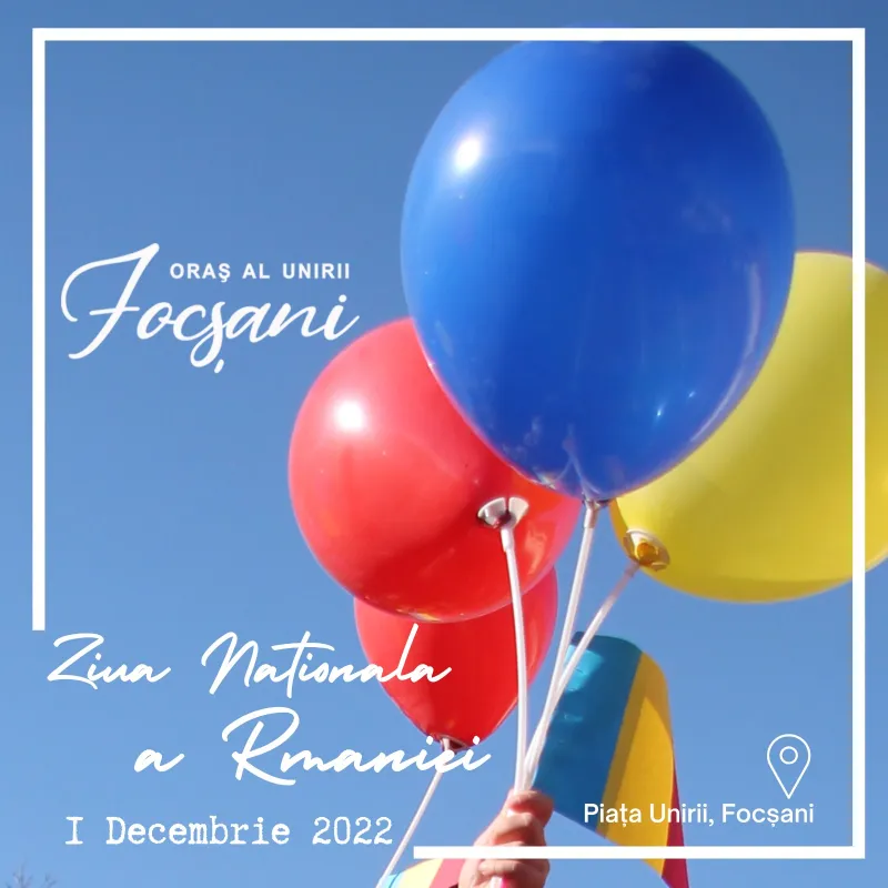 104 baloane tricolore pentru 104 ani de la Marea  Unire