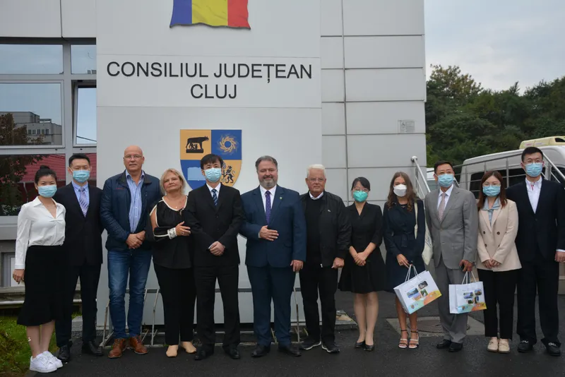 Delegație oficială chineză, în vizită la Consiliul Județean Cluj