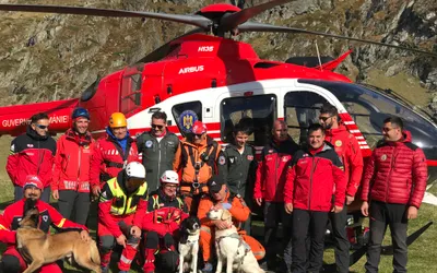 Exercițiu aero spectaculos al Salvamont pe Transfăgărășan