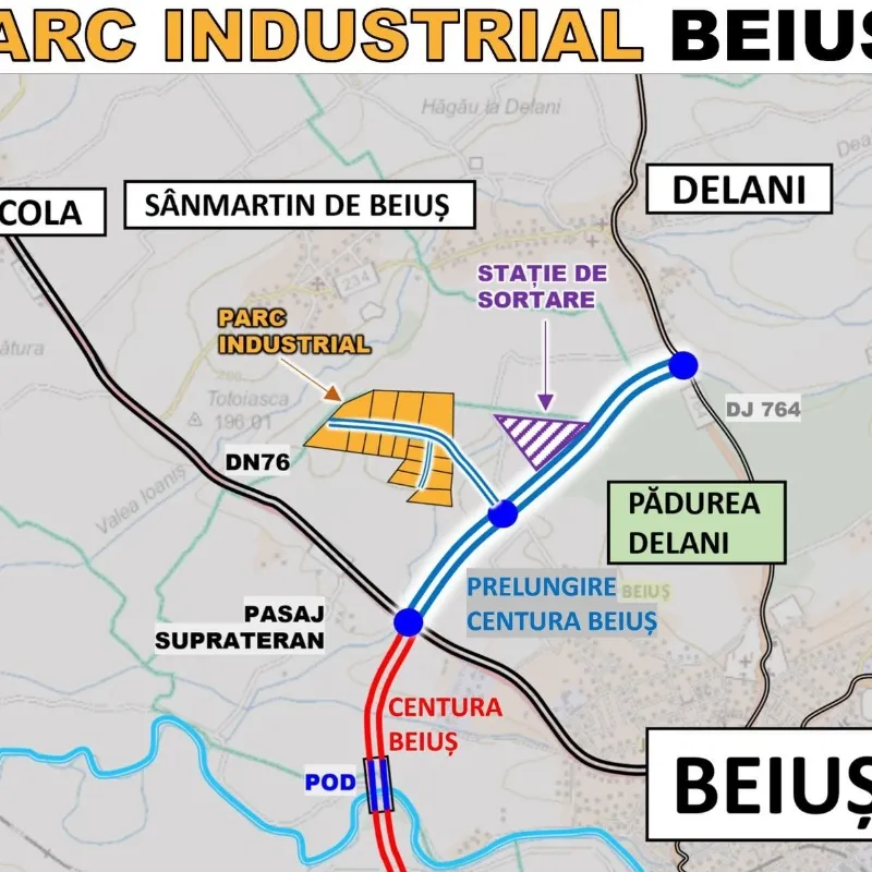 Încep lucrările la Parcul industrial Beiuș