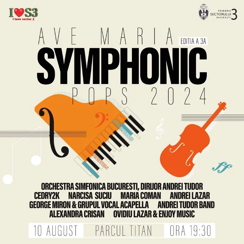 „Ave Maria Symphonic-Pops”, concert în parcul Titan