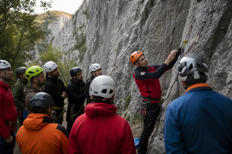 Bune practici minim invazive pentru reechiparea traseelor de escaladă, inițiate la Cluj