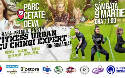 Primul Party Fitness Urban destinat familiilor din municipiul Deva!