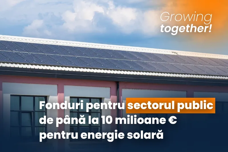 Instituțiile publice pot deveni independente energetic - fonduri europene până la 10 milioane de euro pentru spitale, școli și primării